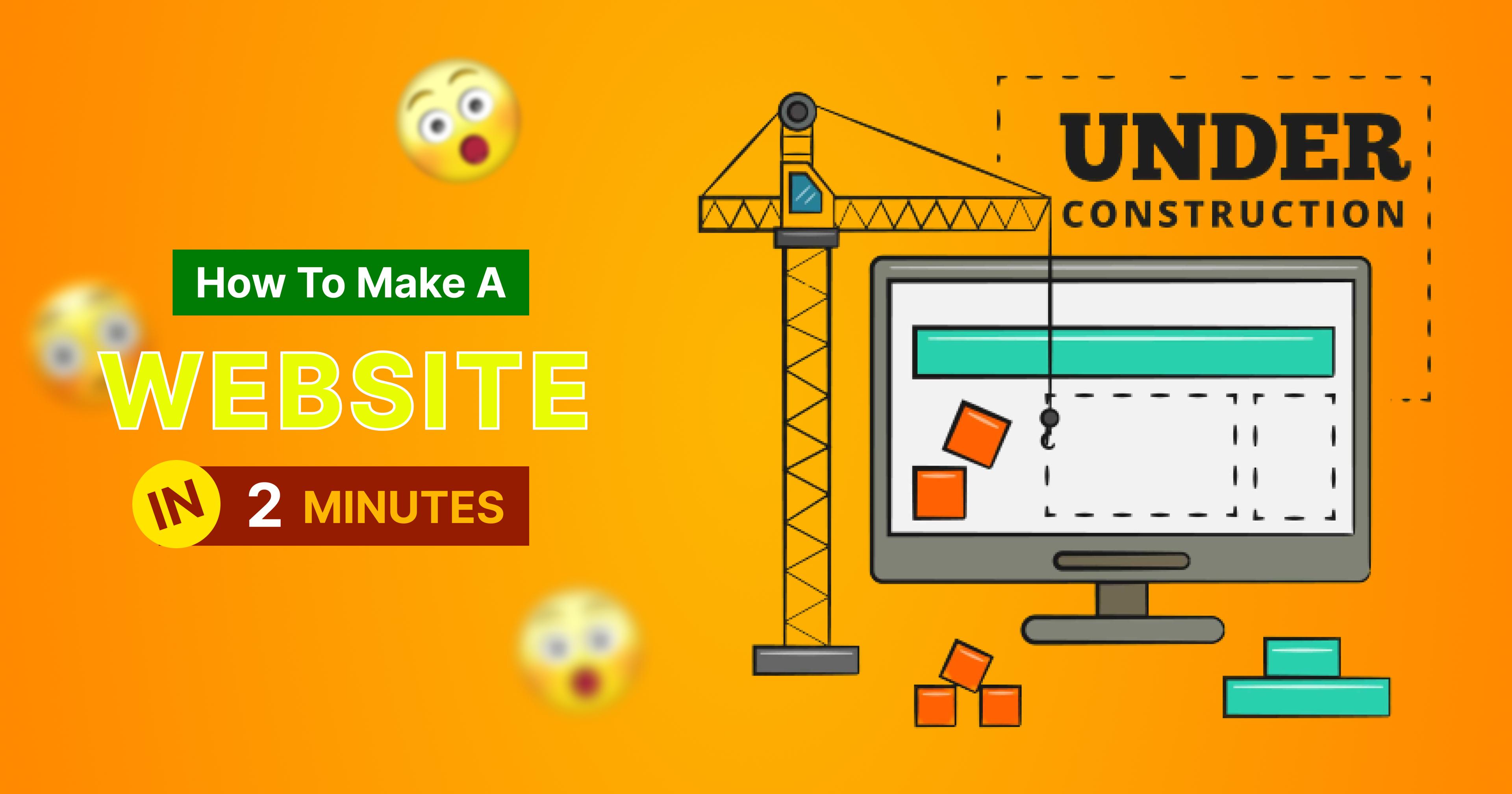 How to make a website in 2 minutesđ˛đŗ